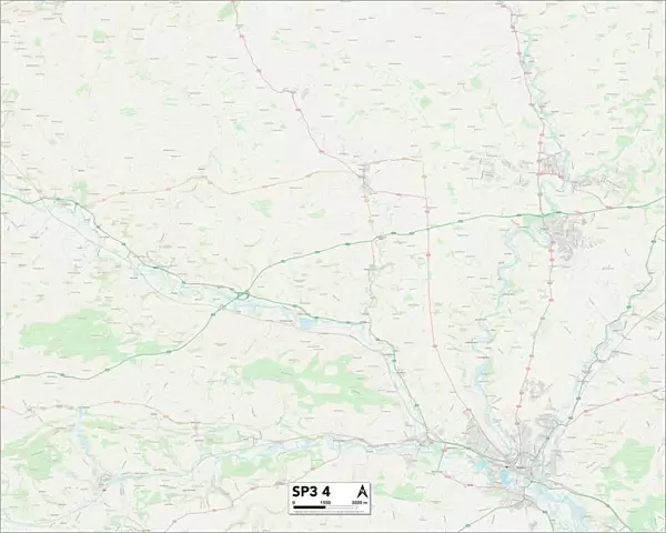 Wiltshire SP3 4 Map
