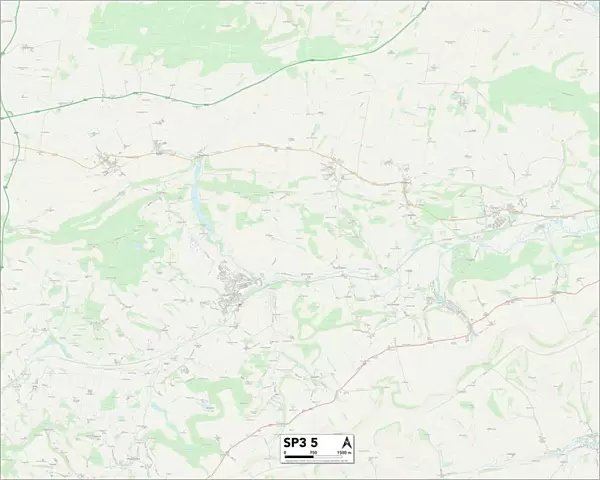 Wiltshire SP3 5 Map