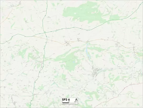Wiltshire SP3 6 Map