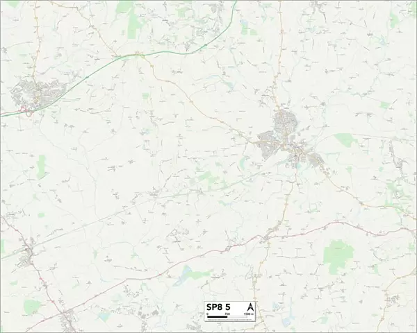 North Dorset SP8 5 Map
