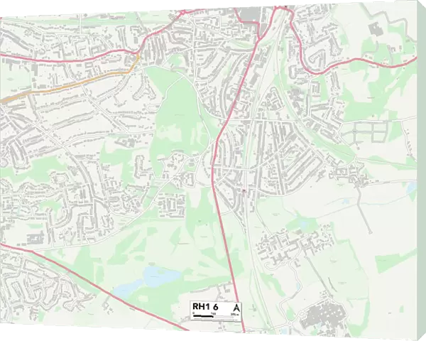 Reigate and Banstead RH1 6 Map