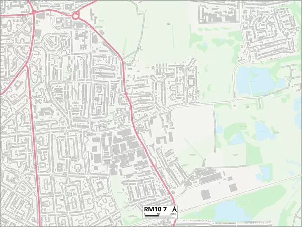 Barking and Dagenham RM10 7 Map