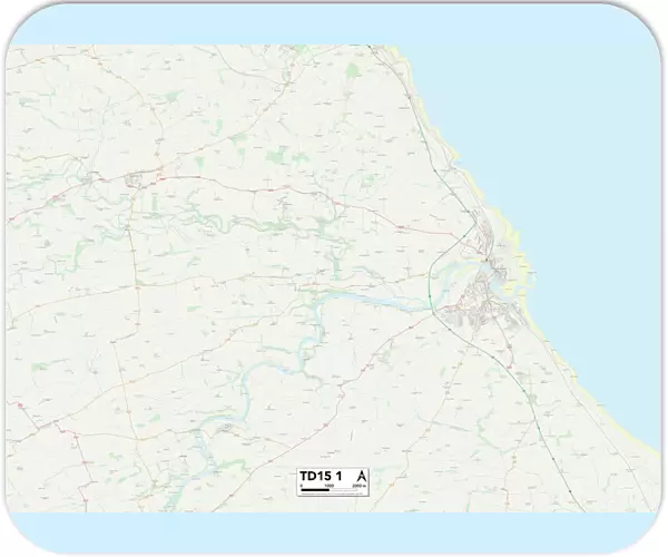 Northumberland TD15 1 Map