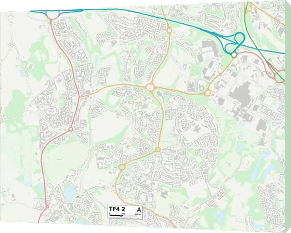 Telford and Wrekin TF4 2 Map