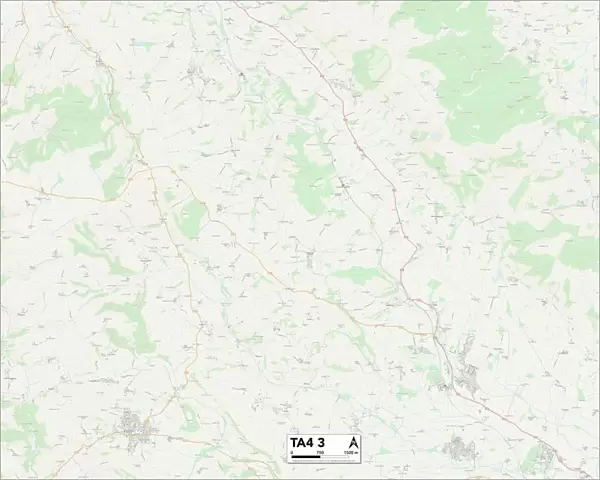 Somerset TA4 3 Map