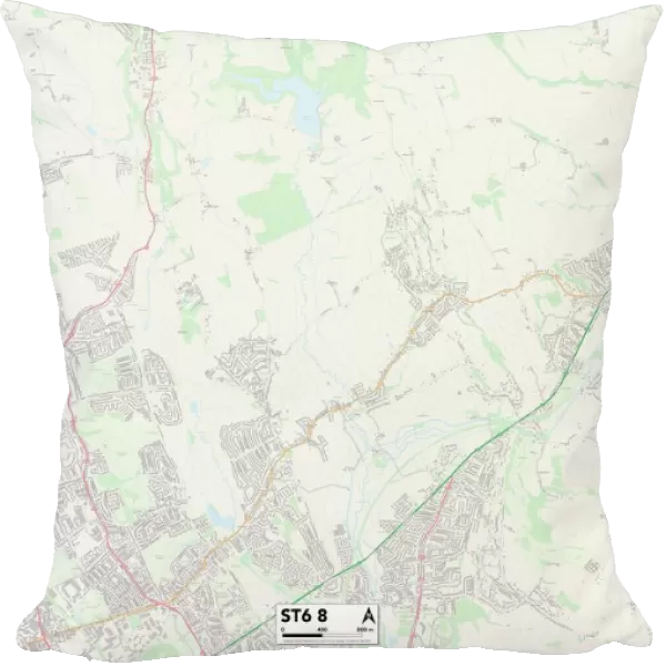 Staffordshire ST6 8 Map