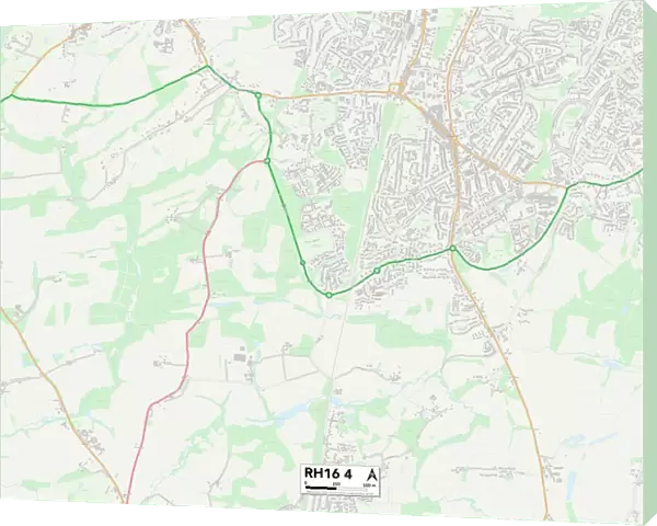 Mid Sussex RH16 4 Map