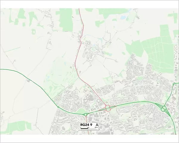 Hampshire RG24 9 Map