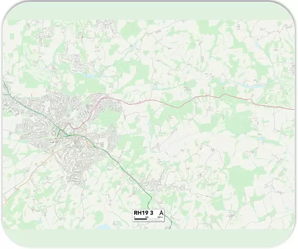 Mid Sussex RH19 3 Map