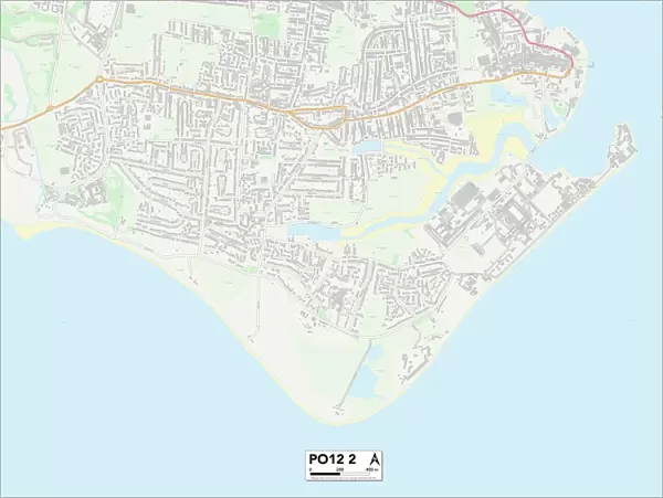 Hampshire PO12 2 Map