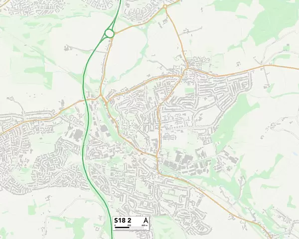 North East Derbyshire S18 2 Map