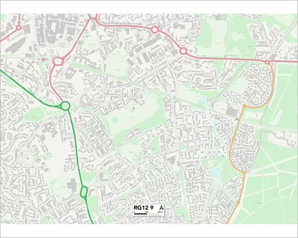 Bracknell Forest RG12 9 Map