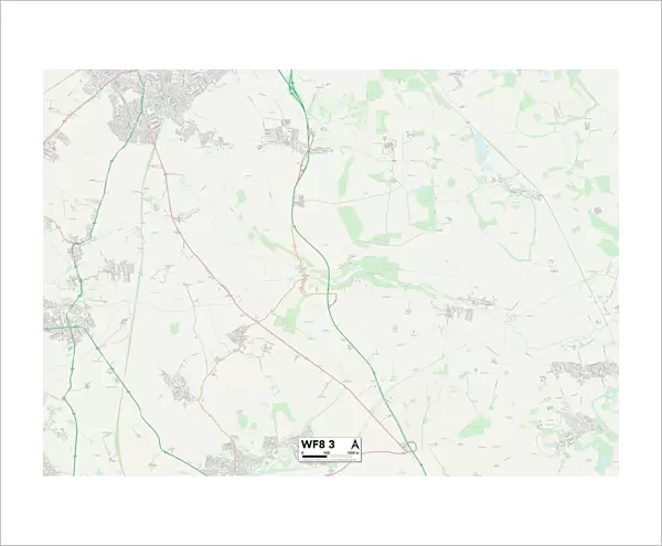 Wakefield WF8 3 Map
