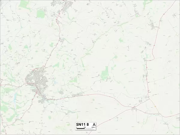Wiltshire SN11 8 Map