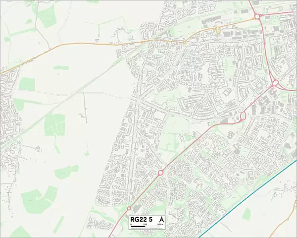 Hampshire RG22 5 Map