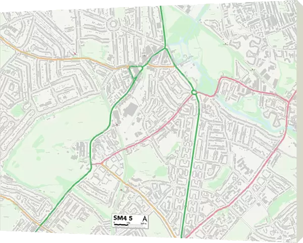 Merton SM4 5 Map