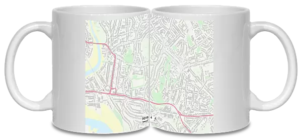 Southampton SO18 4 Map
