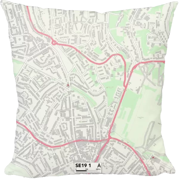 Croydon SE19 1 Map