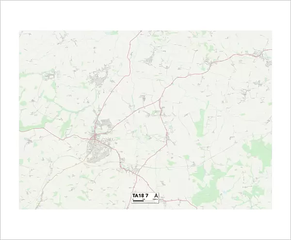 Somerset TA18 7 Map