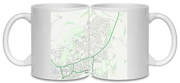 Staffordshire ST13 6 Map