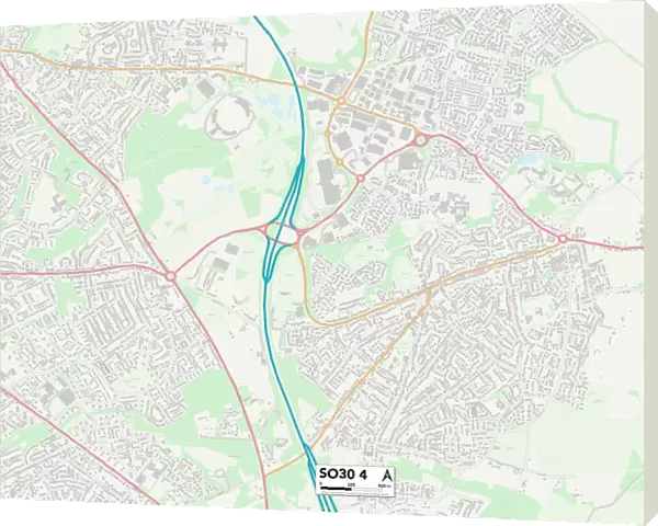 Eastleigh SO30 4 Map