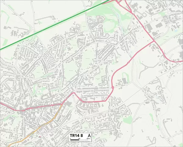 Cornwall TR14 8 Map