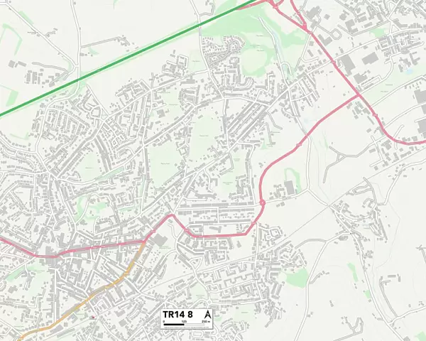 Cornwall TR14 8 Map