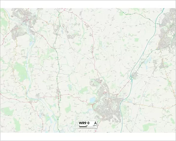 Wychavon WR9 0 Map