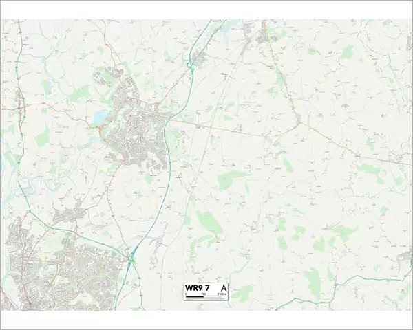 Wychavon WR9 7 Map