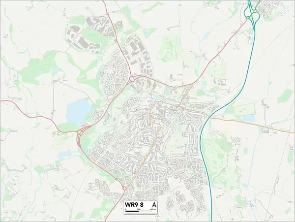 Wychavon WR9 8 Map