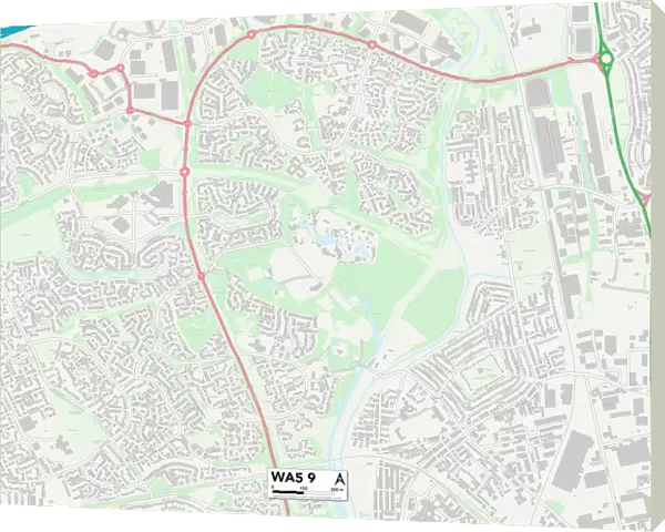 Warrington WA5 9 Map