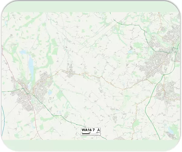 Cheshire East WA16 7 Map