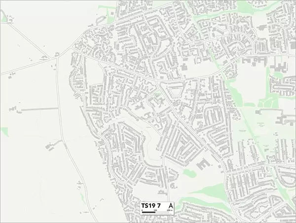 Stockton-on-Tees TS19 7 Map