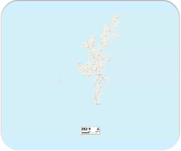 Shetland ZE2 9 Map