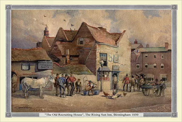 'The Old Recruiting House', The Rising Sun Inn, Birmingham 1850