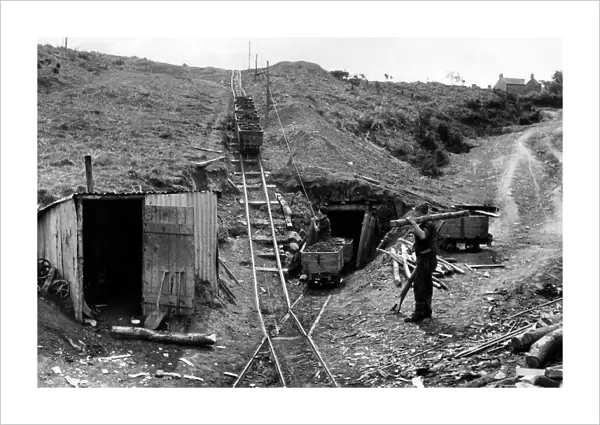 A five-man coal mine. No strikes or labour troubles at this mine