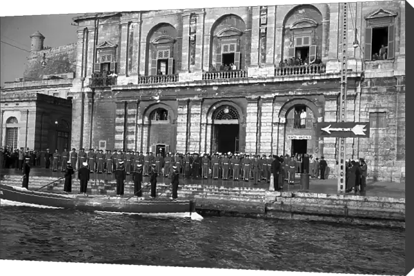 Navy in Malta 1954 Lord Louis Mountbatten takes up post as First Lord of the Admiralty