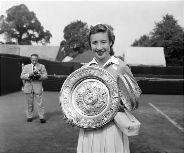 Sport Tennis Wimbledon 1953. Maureen Connolly (Little Mo