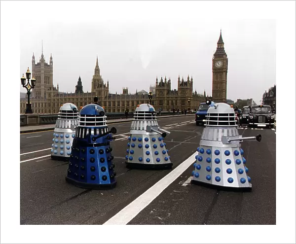 TV Programmes Doctor Who Daleks sighted on Westminster Bridge. 1993