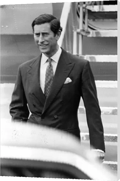 Prince Charles, The Prince of Wales during his visit to the North East 23 September 1985