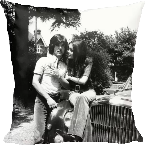 The Bee Gees pop group 1969 Vince Melouney former band member with girlfriend