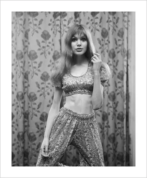 Twenty year old model and actress Madeline Smith who will finish filming shortly on her