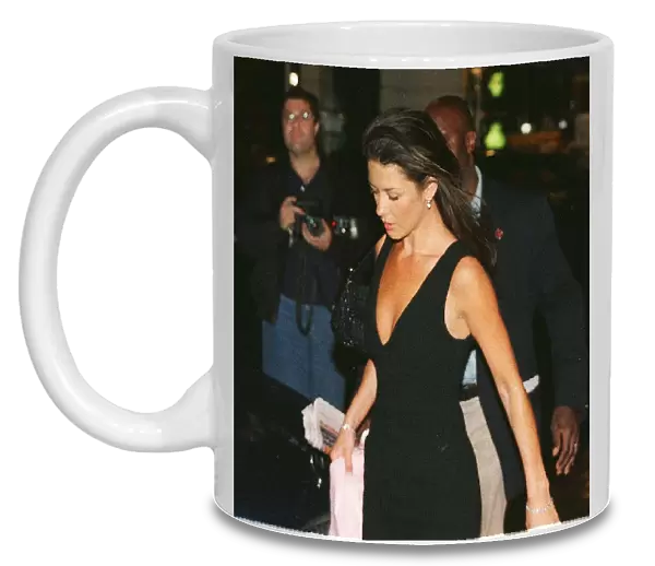 Catherine Zeta Jones arriving back at Claridges Hotel June 1999 after a night out