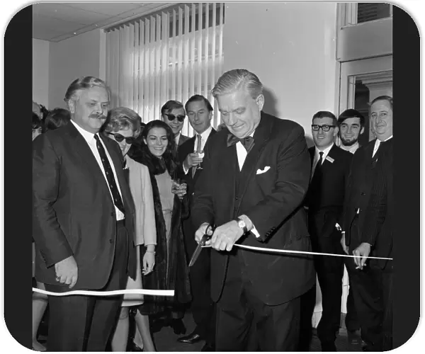 Lord Boothby opens the Wynne Film productions studio in Whitfield, London