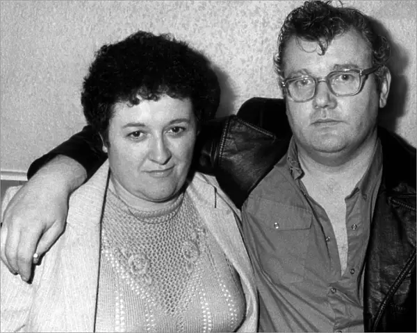 Reg & June Pitcairn from Kirkcaldy February 1985. face worker Reg Pitcairn