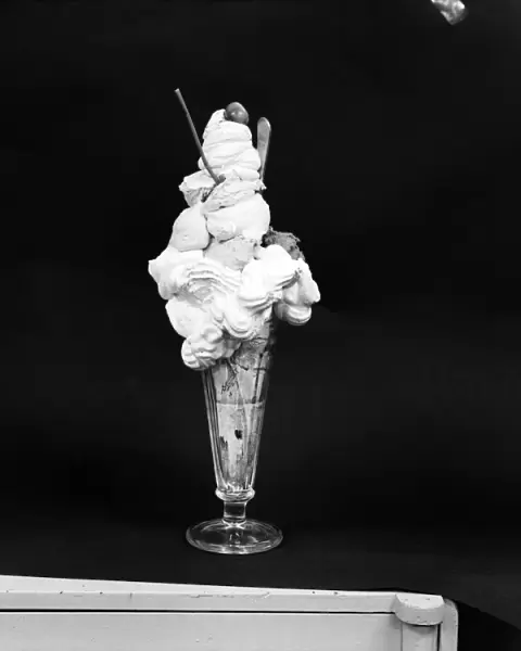 This is a Knickerbocker Glory which will cost you £2. 25p