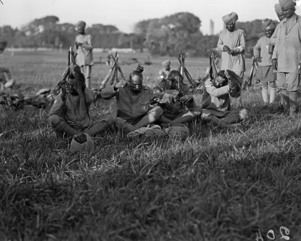 Members of the 15th Ludhiana Sikhs and 47th Sikhs regiments part of the 3rd Lahore
