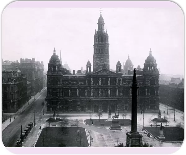 City Chambers in St GeorgeOs Square Glasgow Scotland Architecture old buildings