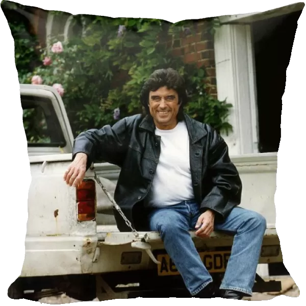 Ian McShane Actor star of the TV series Lovejoy filming the new series on location in