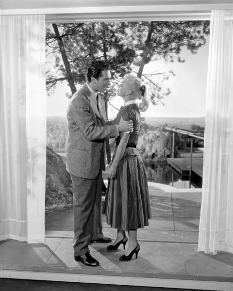 Ginger Rogers with husband Jacques Bergerac in a scene from the the film Lifetime
